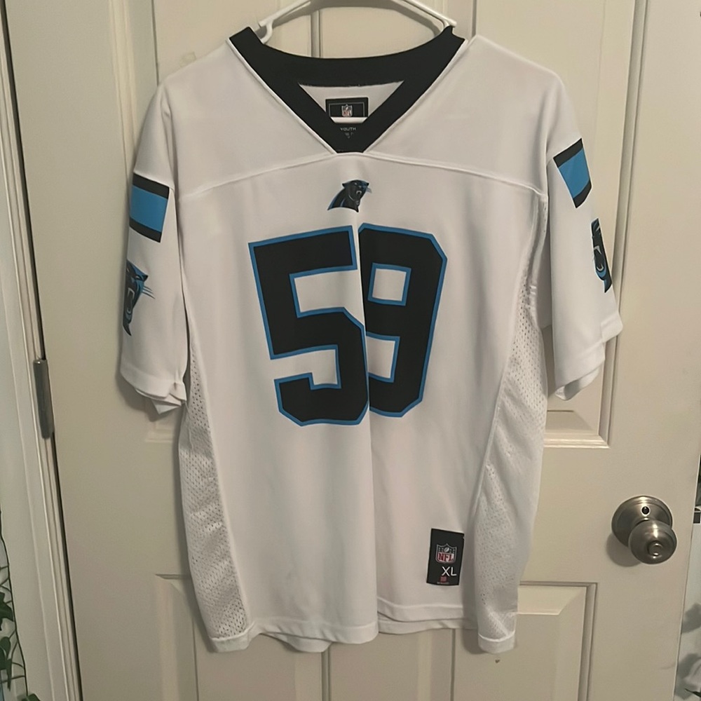 Panthers youth XL Luke Kuechly Jersey